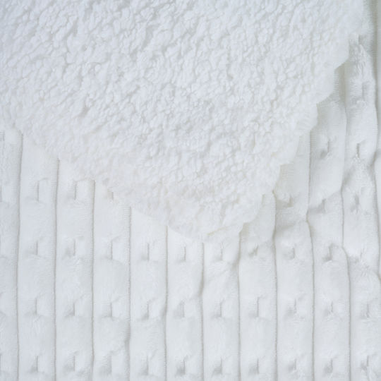 Das Home Husă de pătură Single 160x220cm 1176 Alb