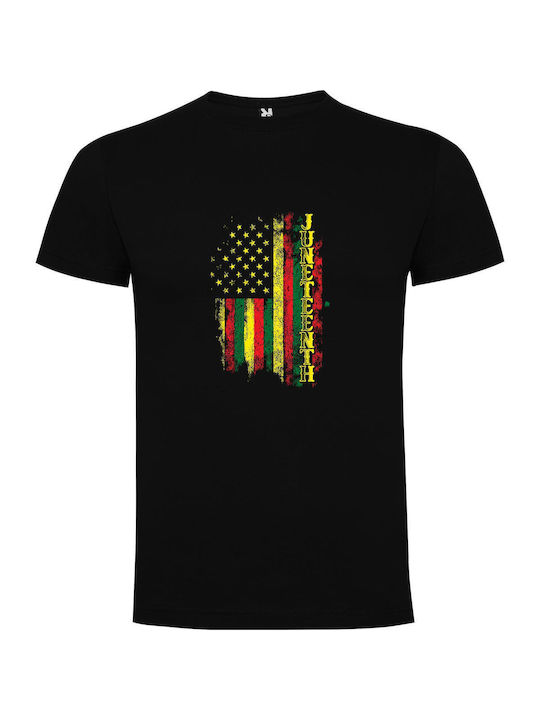 Vibrant Rasta: A Cultural Fusion T-shirt Μαύρο Βαμβακερό