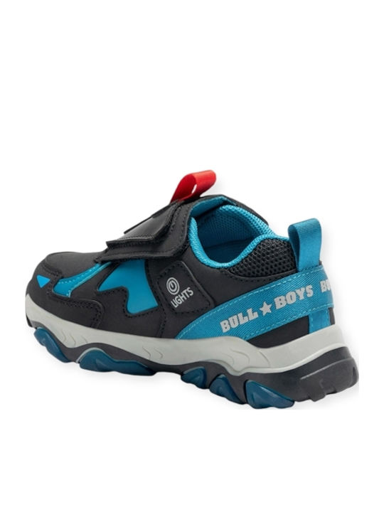Kids Sneakers Anatomic with Scratch & Lights Blue