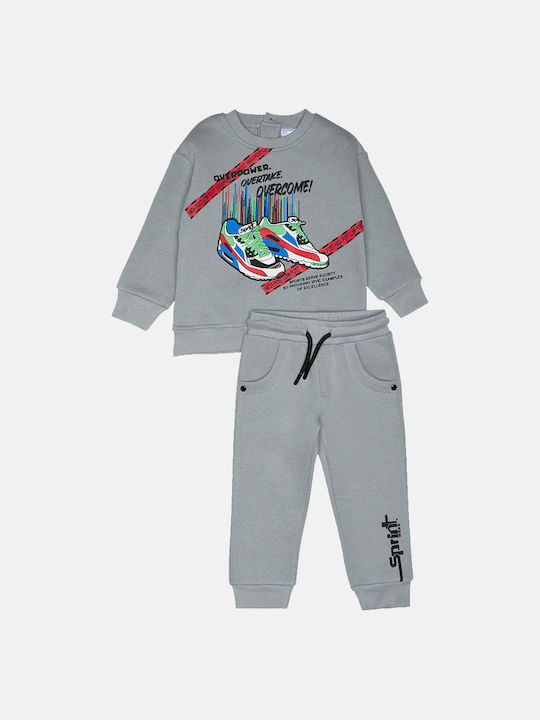 Sprint Kinder Sweatpants Set - Jogginganzug Light Gray