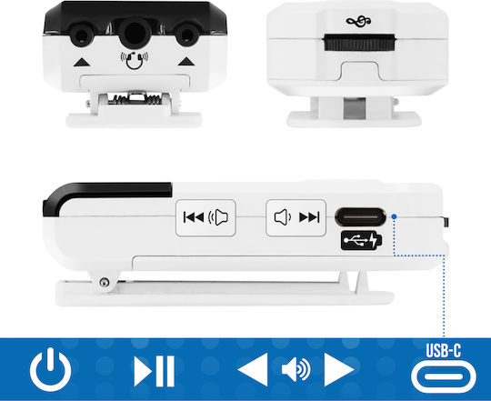 Geemarc Hearing Assistant Volume 30db Ibt10 White
