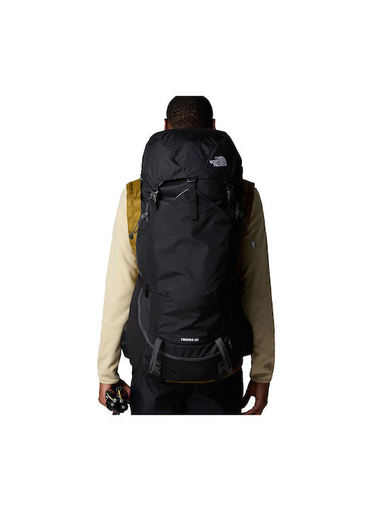 The North Face Terra Ορειβατικό Σακίδιο 65lt Αδιάβροχο Μαύρο Expedition
