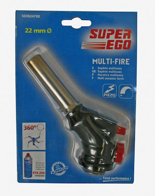 Super Ego Torch Head with Temperature Setting Black