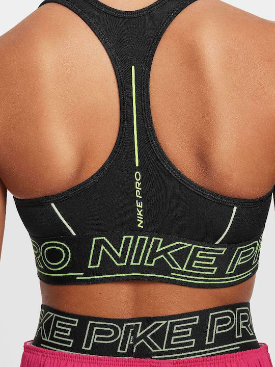 Nike SWOOSH Set of Kids' Bralettes Dri-Fit Black / Volt