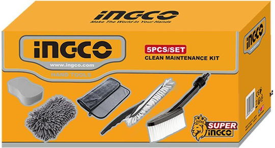 Ingco 5-Piece Cleaning Set Accessories Cpwli4006 Amgf0501