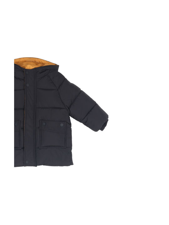 Joyce Kids Casual Jacket with Hood Black