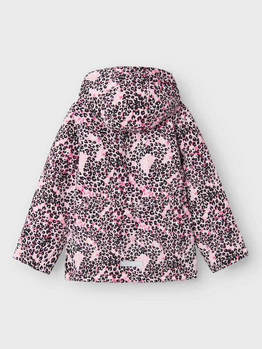 Kinder Freizeitjacke mit Kapuze Lila