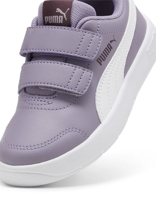 Courtflex V3 V PS Παιδικά Sneakers με Σκρατς Μωβ