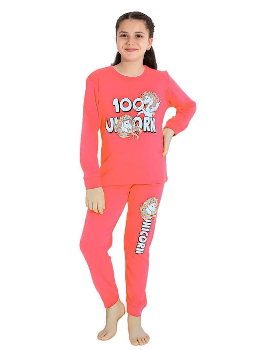 Esthisis Kids Pyjamas Winter Cotton Coral