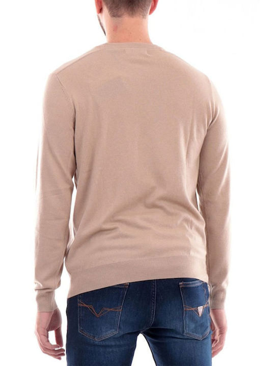 Guess Men's Long Sleeve Blouse Beige