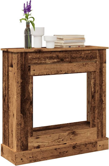 vidaXL Μεταλλικό Προστατευτικό Τζακιού 90x30x90cm