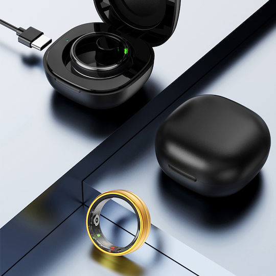 Techsuit R06 Inel Inteligent 19mm Negru