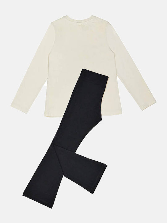 Kids' Set with Leggings Winter 2pcs Ivory