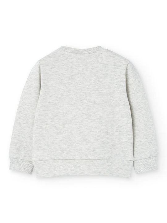 Boboli Fleece - Polar Hanorac pentru copii Ecru Sweatshirt