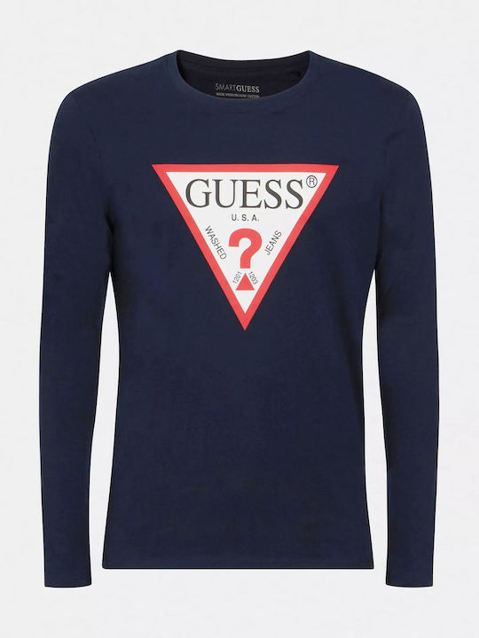 Guess Bluza Bărbătească Albastru inteligent