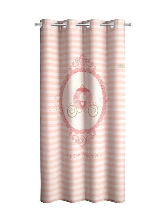 Saint Clair Kinder Vorhang Verdunkelung Little Princess mit Haken Rosa 160x240cm