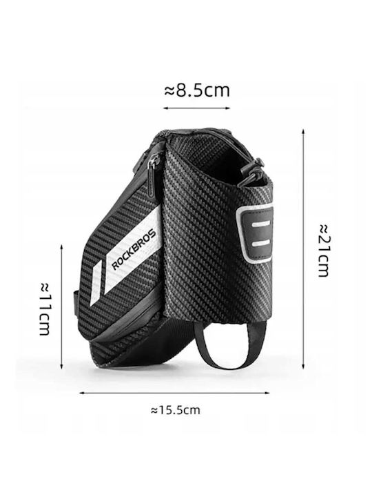 Rockbros Double Bicycle Saddle Bag 1.5L Black
