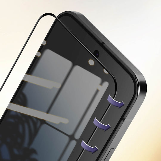 Muvit Panzerglas Google Pixel 9 Pro XL Härte 9H+ Applikator Schwarz