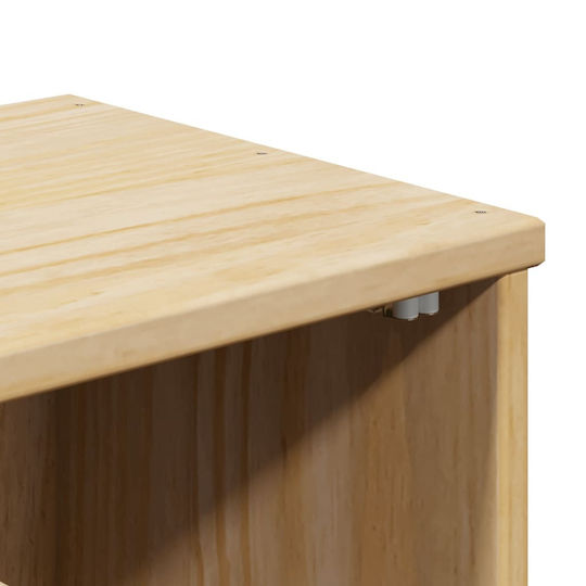 vidaXL Badezimmerschrank B35xT30xH55cm Braun