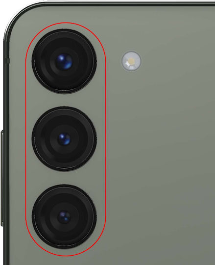 Samsung Rear Camera Lens Chassis Samsung Galaxy S23 Original Dark Green