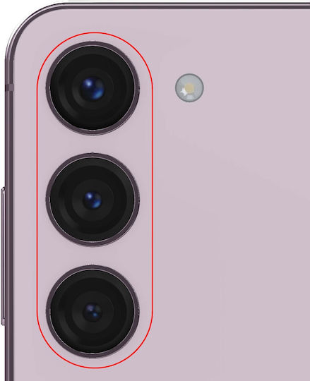 Samsung Rear Camera Lens Chassis Samsung Galaxy S23 Original Lavender