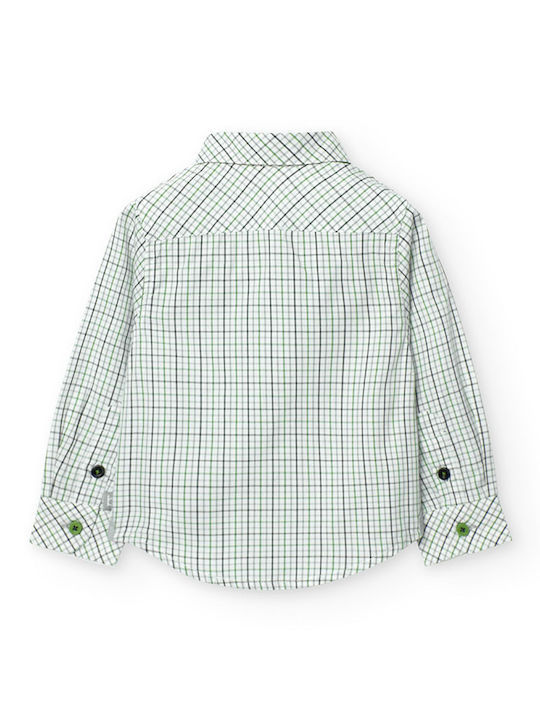 Boboli Kids Checked Shirt White