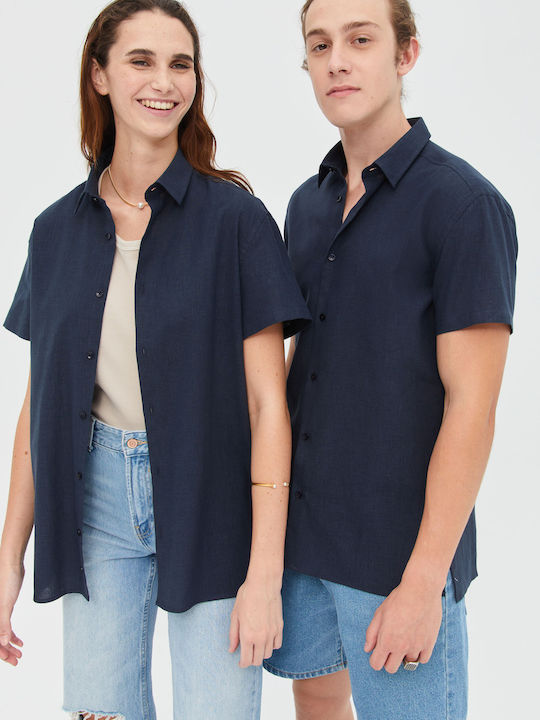 Къс ръкав Риза Blue Navy