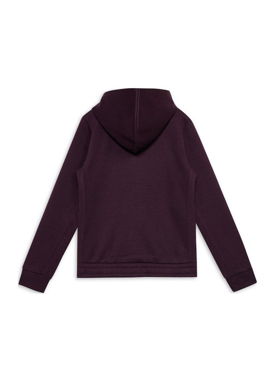 Sportlich Kinderstrickjacke mit Kapuze Lila TRAIN FAVORITE