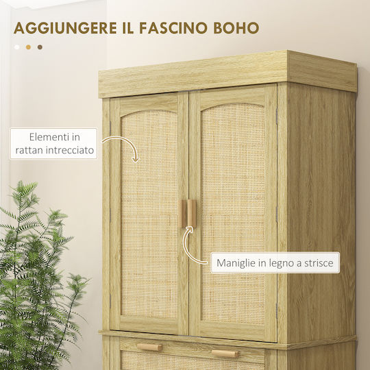 Bodenstehender Schrank Oaks 76x40x183cm