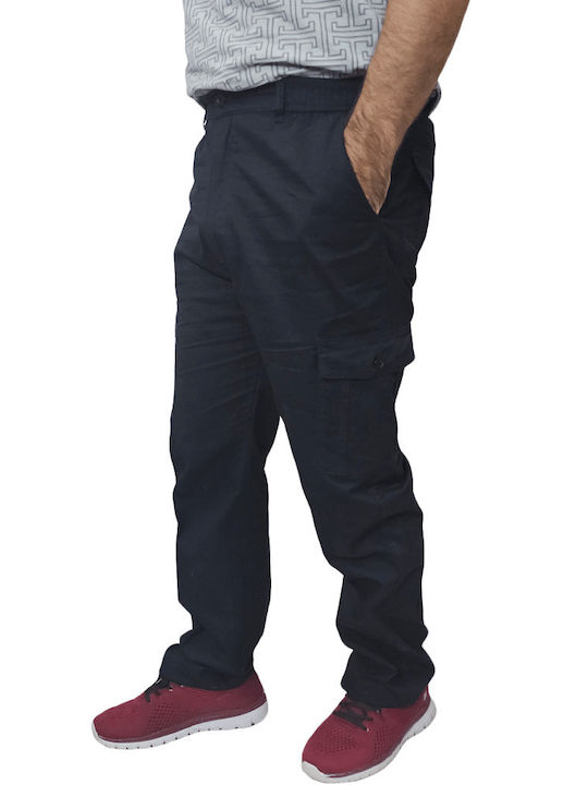 New Feel Herrenhose Cargo Blau