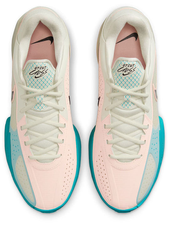 G.T. Cut Cross Low Basketball Shoes White / Barely Grape / Pink Foam / Light Smoke Grey