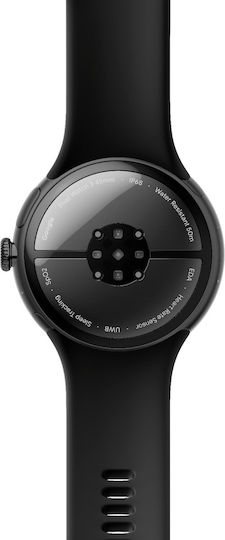 Google Pixel Watch 3 Aluminiu 45mm Rezistent la apă (Matte Black Aluminum Case / Obsidian Active Band)