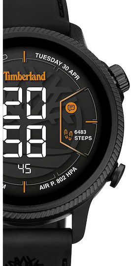 Timberland Trail Force S1 48mm Smartwatch with Heart Rate Monitor (Black)