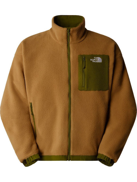 The North Face Yumiori Reversible Jacket Флийс жилетка Olive-brown