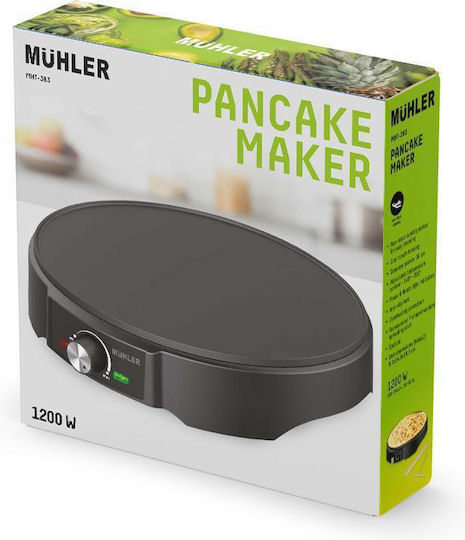 Muhler Crepe Maker 30cm Black 1200W