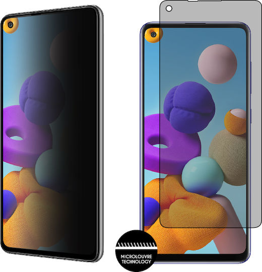 Idol 1991 0.3mm Full Glue Privacy Full Face Tempered Glass Μαύρο (Redmi Note 13 Pro 5G)