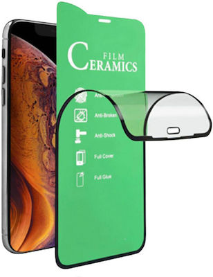 Techwave 5D Ceramic Full Glue Full Face Tempered Glass Black (Redmi 12 4G / Redmi 12 5G)