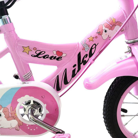 Miko 18" Kinder Fahrrad BMX Rosa