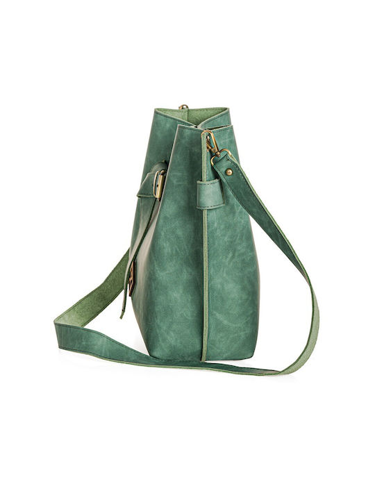 Pierro Accessories Leather Women's Bag Shoulder Green