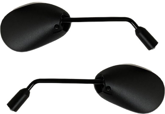 Yamaha Καθρέπτες Μοτοσυκλέτας 2τμχ Μαύρο
