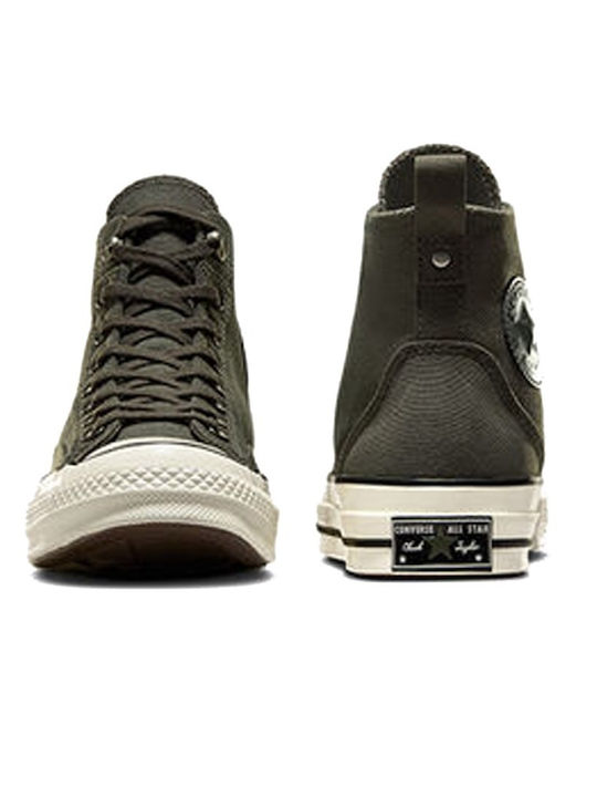 Chuck 70 Jungle Cloth Overlay Мъжки Високи Каки