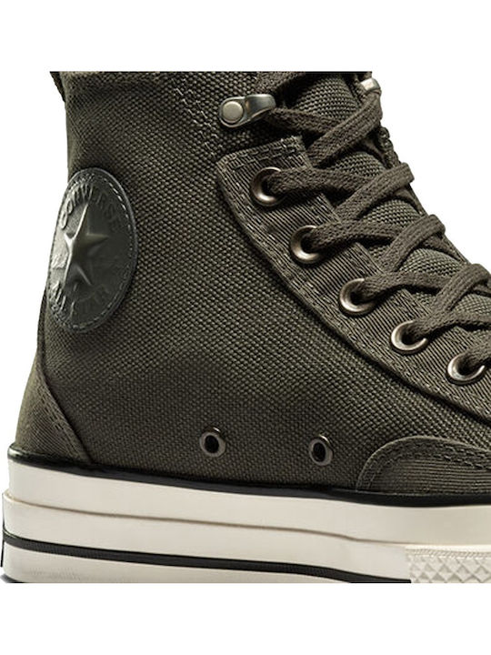Chuck 70 Jungle Cloth Overlay Мъжки Високи Каки