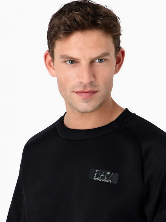 Emporio Armani Herren Sweatshirt Schwarz