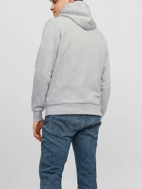 Jack & Jones Men's Sweatshirt with Hood GRI