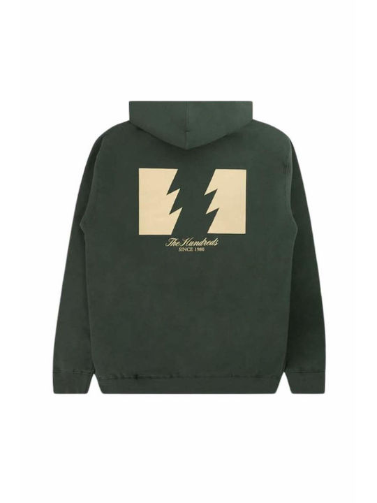 The Hundreds Men's Sweatshirt with Hood Green