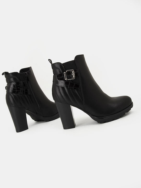 Stiefeletten Damen Schwarz