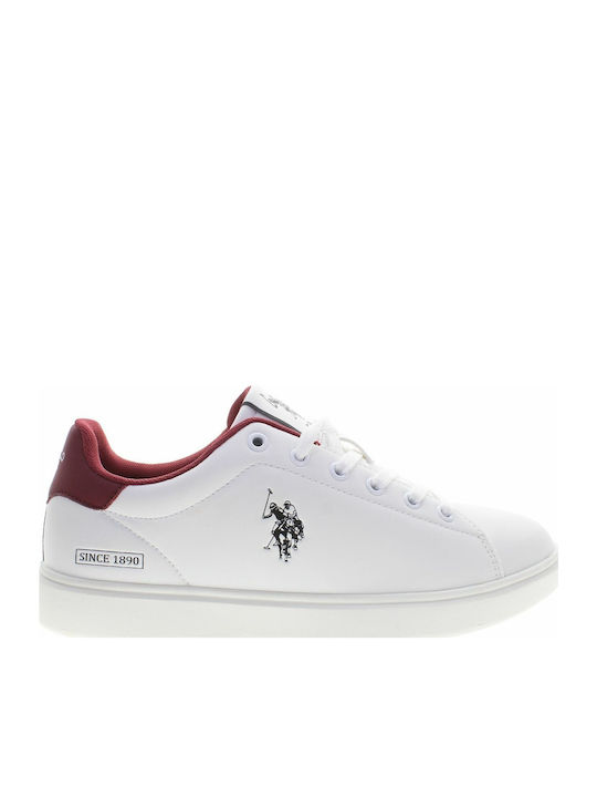 Polo Sneakers White BYRON001A-WHI-BOR01