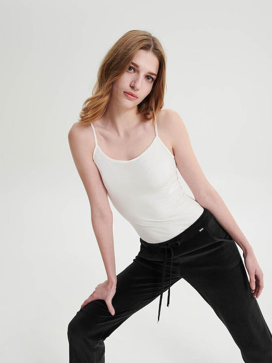 Vamp Winter Samt Damen Pyjama-Hose Black