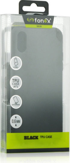 Fonex 0.6mm Back Cover Silicone 0.6mm Black (Motorola Moto E32)