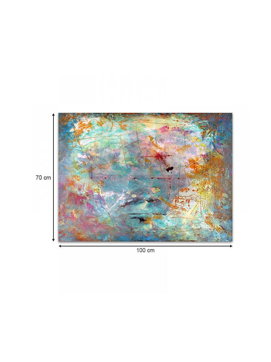 Megapap Abstract Lines Πίνακας σε Καμβά 100x70cm